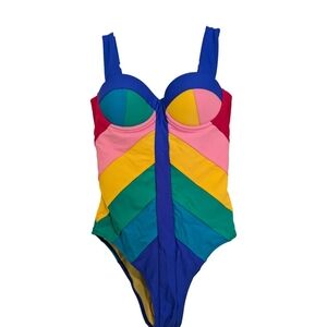 NWT Paper London Women's One Piece Swimsuit XS